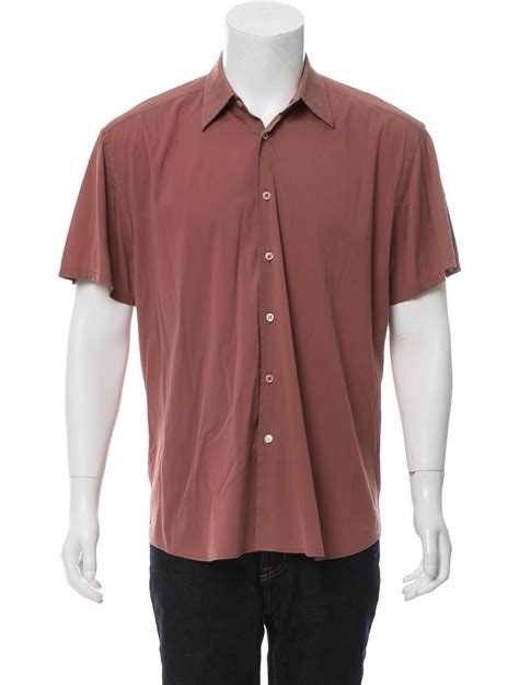 prada shirt button up|prada short sleeve button up.